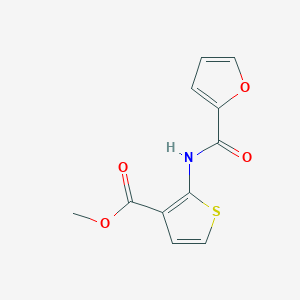 molecular formula C11H9NO4S B2382825 Methyl 2-(furan-2-carboxamido)thiophene-3-carboxylate CAS No. 271778-22-4