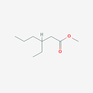 molecular formula C9H18O2 B2382845 Methyl 3-ethylhexanoate CAS No. 32579-81-0