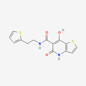 molecular formula C14H12N2O3S2 B2382850 4-benzyl-2-[4-(3-methylbenzoyl)piperazin-1-yl]pyrido[2,3-b]pyrazin-3(4H)-one CAS No. 1251671-71-2