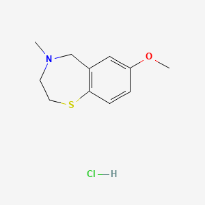 molecular formula C11H16ClNOS B2382890 S107 hydrochloride CAS No. 1357476-46-0