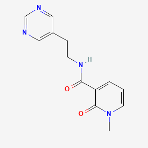 molecular formula C13H14N4O2 B2382894 1-甲基-2-氧代-N-(2-(嘧啶-5-基)乙基)-1,2-二氢吡啶-3-甲酰胺 CAS No. 2034602-98-5