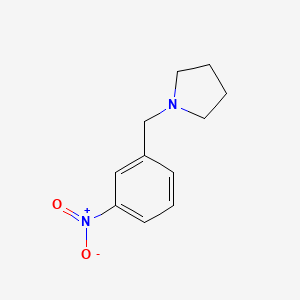 molecular formula C11H14N2O2 B2382971 1-[(3-Nitrophenyl)methyl]pyrrolidine CAS No. 415931-07-6