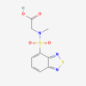 B2382990 [(2,1,3-Benzothiadiazol-4-ylsulfonyl)(methyl)-amino]acetic acid CAS No. 899718-18-4