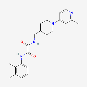 molecular formula C22H28N4O2 B2383016 N1-(2,3-二甲基苯基)-N2-((1-(2-甲基吡啶-4-基)哌啶-4-基)甲基)草酰胺 CAS No. 2034306-99-3