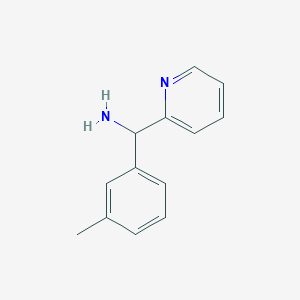molecular formula C13H14N2 B2383044 (3-Methylphenyl)(pyridin-2-yl)methanamine CAS No. 58088-47-4