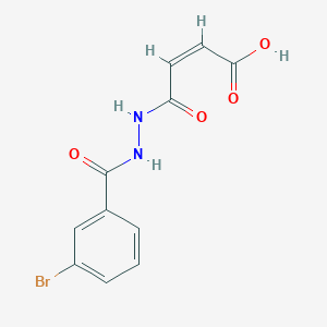 (Z)-4-(2-(3-bromobenzoyl)hydrazinyl)-4-oxobut-2-enoic acid
