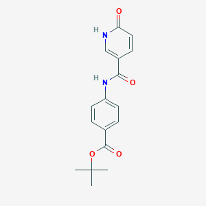 molecular formula C17H18N2O4 B2383047 Tert-butyl 4-[(6-oxo-1H-pyridine-3-carbonyl)amino]benzoate CAS No. 2503204-99-5