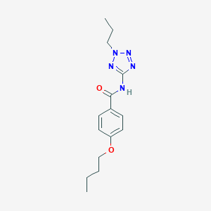 molecular formula C15H21N5O2 B238308 4-butoxy-N-(2-propyl-2H-tetrazol-5-yl)benzamide 