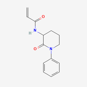N-(2-Oxo-1-phenylpiperidin-3-yl)prop-2-enamide