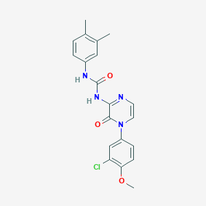 molecular formula C20H19ClN4O3 B2383096 N-(2-乙氧基苄基)-2-{5-[(3-甲基苯基)氨基]-1,3,4-噻二唑-2-基}乙酰胺 CAS No. 1207032-82-3