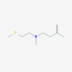 molecular formula C9H19NS B2383199 N,3-Dimethyl-N-(2-methylsulfanylethyl)but-3-en-1-amine CAS No. 1849328-00-2