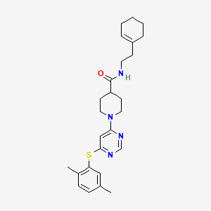 molecular formula C26H34N4OS B2383203 N-[(1-methyl-1H-indazol-3-yl)methyl]-1,3-benzodioxole-5-carboxamide CAS No. 1115999-24-0