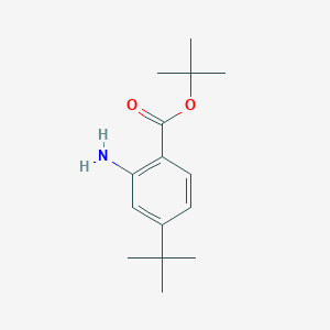 molecular formula C15H23NO2 B2383254 Tert-butyl 2-amino-4-tert-butylbenzoate CAS No. 2248292-38-6