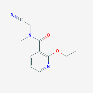 molecular formula C11H13N3O2 B2383266 N-(cyanomethyl)-2-ethoxy-N-methylpyridine-3-carboxamide CAS No. 1311779-20-0