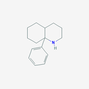 molecular formula C49H100N2O3 B238328 8a-Phenyldecahydroquinoline CAS No. 131556-11-1