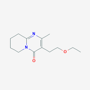 molecular formula C13H20N2O2 B2383280 3-(2-Ethoxyethyl)-2-methyl-6,7,8,9-tetrahydropyrido[1,2-a]pyrimidin-4-one CAS No. 2470437-17-1