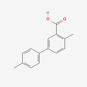 molecular formula C15H14O2 B2383357 2-Methyl-5-(4-methylphenyl)benzoic acid CAS No. 938074-64-7