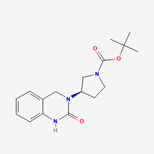 tert-Butyl (3R)-3-(2-oxo-1,2,3,4-tetrahydroquinazolin-3-yl)pyrrolidine-1-carboxylate