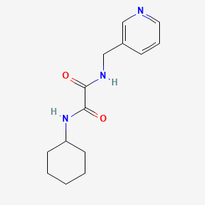 molecular formula C14H19N3O2 B2383420 N'-cyclohexyl-N-(pyridin-3-ylmethyl)oxamide CAS No. 331239-18-0
