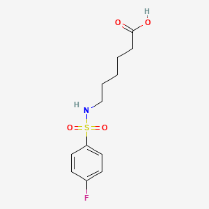 6-[(4-fluorophenyl)sulfonylamino]hexanoic Acid