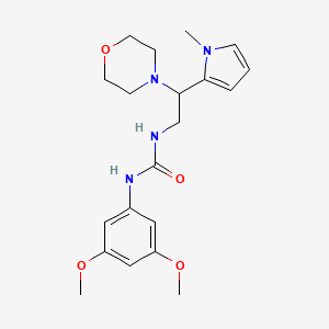 1-(3,5-dimethoxyphenyl)-3-(2-(1-methyl-1H-pyrrol-2-yl)-2-morpholinoethyl)urea