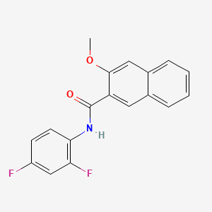 N-(2,4-difluorophenyl)-3-methoxynaphthalene-2-carboxamide
