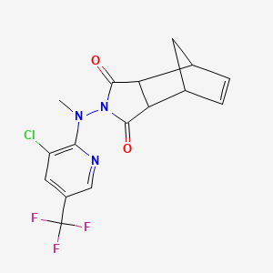 4-[[3-Chloro-5-(trifluoromethyl)-2-pyridinyl](methyl)amino]-4-azatricyclo[5.2.1.0~2,6~]dec-8-ene-3,5-dione