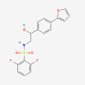 S-(2,6-difluorophenyl)-2-[4-(furan-2-yl)phenyl]-2-hydroxyethane-1-sulfonamido