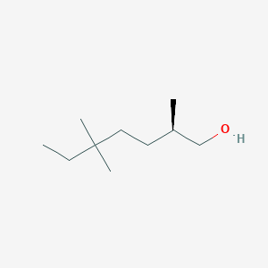 molecular formula C10H22O B2383497 (2R)-2,5,5-Trimethylheptan-1-ol CAS No. 2248172-42-9