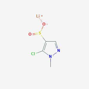 lithium(1+) ion 5-chloro-1-methyl-1H-pyrazole-4-sulfinate