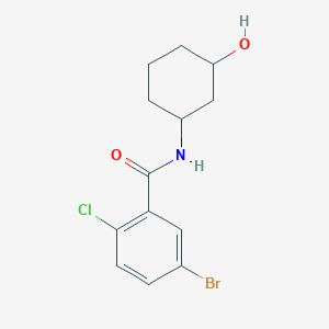 5-bromo-2-chloro-N-(3-hydroxycyclohexyl)benzamide