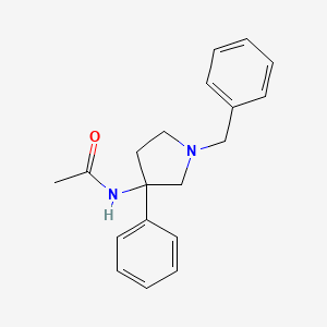 molecular formula C19H22N2O B2383559 N-(1-苄基-3-苯基吡咯烷-3-基)乙酰胺 CAS No. 1864016-26-1