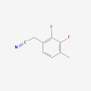 molecular formula C9H7F2N B2383566 2,3-Difluoro-4-methylphenylacetonitrile CAS No. 261944-01-8