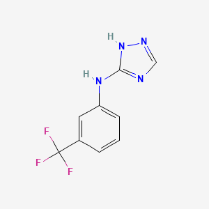 N-[3-(trifluoromethyl)phenyl]-1H-1,2,4-triazol-5-amine