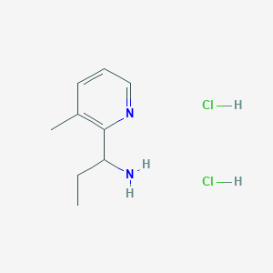 1-(3-Methylpyridin-2-yl)propan-1-amine dihydrochloride