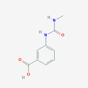 molecular formula C9H10N2O3 B2383652 3-[(Methylcarbamoyl)amino]benzoic acid CAS No. 501646-90-8