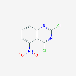 molecular formula C8H3Cl2N3O2 B2383702 2,4-Dichloro-5-nitroquinazoline CAS No. 1596737-83-5