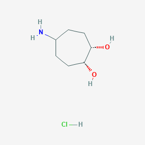 (1R,2S)-5-aminocycloheptane-1,2-diol hydrochloride