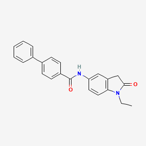N-(1-ethyl-2-oxoindolin-5-yl)-[1,1'-biphenyl]-4-carboxamide