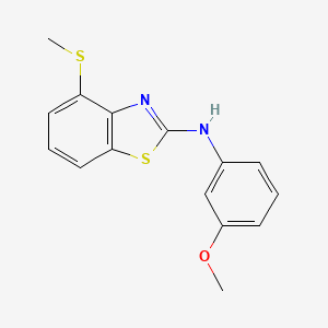 N-(3-methoxyphenyl)-4-(methylthio)benzo[d]thiazol-2-amine