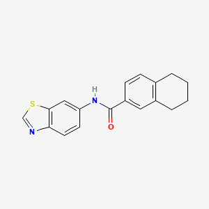 N-(benzo[d]thiazol-6-yl)-5,6,7,8-tetrahydronaphthalene-2-carboxamide