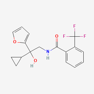 N-(2-cyclopropyl-2-(furan-2-yl)-2-hydroxyethyl)-2-(trifluoromethyl)benzamide