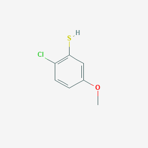 molecular formula C7H7ClOS B2383897 2-Chloro-5-methoxybenzenethiol CAS No. 59429-73-1