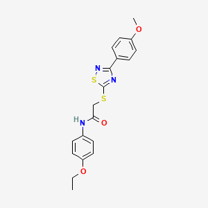 N-(4-ethoxyphenyl)-2-((3-(4-methoxyphenyl)-1,2,4-thiadiazol-5-yl)thio)acetamide