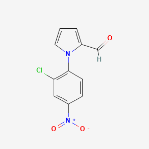 1-(2-chloro-4-nitrophenyl)-1H-pyrrole-2-carbaldehyde