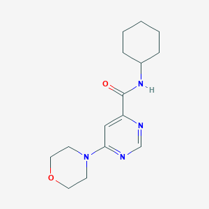 N-cyclohexyl-6-morpholinopyrimidine-4-carboxamide