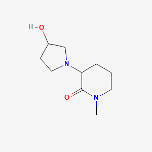 3-(3-Hydroxypyrrolidin-1-yl)-1-methylpiperidin-2-one