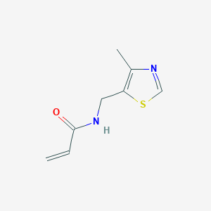 N-[(4-methyl-1,3-thiazol-5-yl)methyl]prop-2-enamide