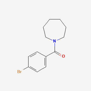 molecular formula C13H16BrNO B2384003 Azepan-1-yl(4-bromophenyl)methanone CAS No. 301228-26-2