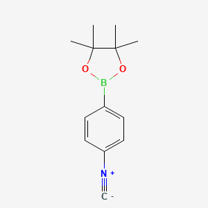 molecular formula C13H16BNO2 B2384050 2-(4-Isocyanophenyl)-4,4,5,5-tetramethyl-1,3,2-dioxaborolane CAS No. 2001005-77-0